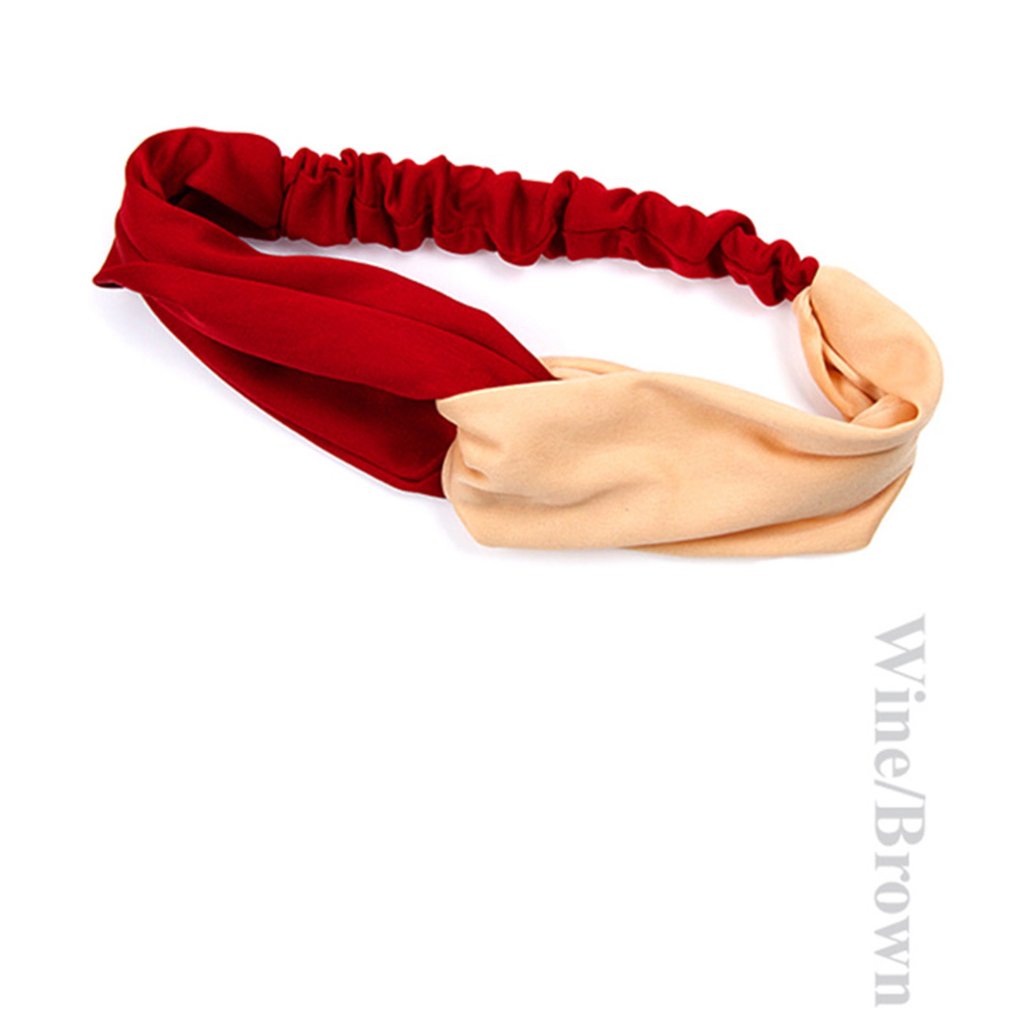 Solid Two Tone Color Headband